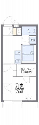 レオパレスRTフォーブルの間取り画像