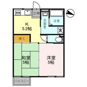 コーポ大町の間取り画像