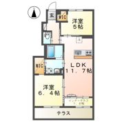 エスポワールAの間取り画像