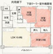メゾン津雲台の間取り画像