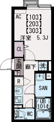 イクシオ Daita Valleyの間取り画像