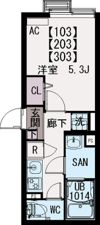 イクシオ Daita Valleyの間取り画像