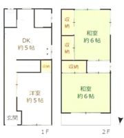 テラス 守口市金田町3丁目の間取り画像