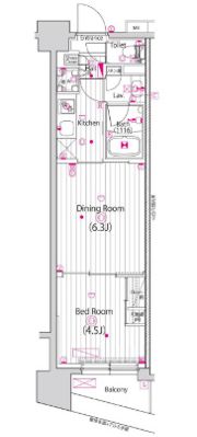 グランド・ガーラ横浜新子安の間取り画像