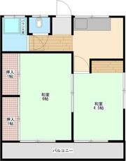中台荘の間取り画像