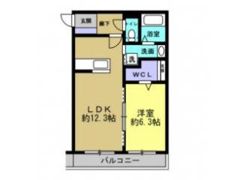 フォレスタミツヤの間取り画像