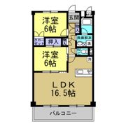 パレロワイヤル石浜の間取り画像