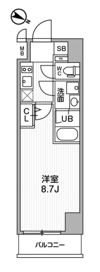 ALTERNA北品川の間取り画像
