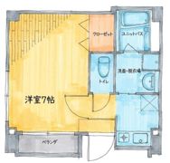 ハイムMHの間取り画像