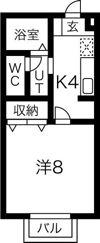 アイリス今伊勢の間取り画像