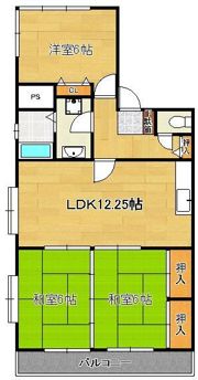 クレベール皇后崎の間取り画像