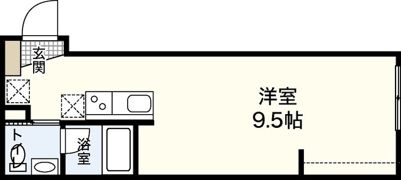 カメリア己斐西の間取り画像