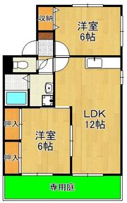 セジュールタカミAの間取り画像