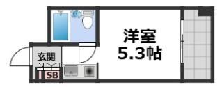 朝日プラザ天王寺パサージュの間取り画像