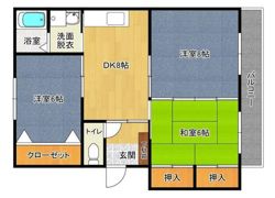 メゾンモリカワの間取り画像