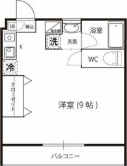 第六アルバマンションの間取り画像