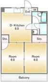 コアパレス常葉の間取り画像