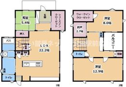 守山市今宿2丁目戸建の間取り画像