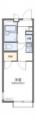 レオパレスラッキーサン横浜の間取り画像