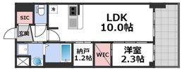 セレニテ本町東リアンの間取り画像