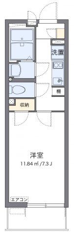 クレイノ城山Ⅲの間取り画像