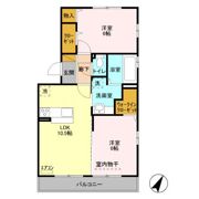 フェリーチェ Bの間取り画像