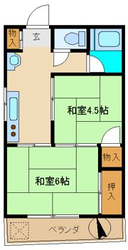 東洋ハイツの間取り画像