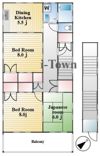 越谷大房住宅の間取り画像