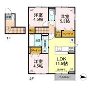 アルティス庄町の間取り画像