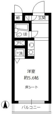 ビクセル武蔵関の間取り画像