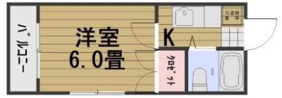 アリスメゾン新保の間取り画像