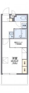 レオパレス大新の間取り画像