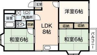 エルディム川内A棟の間取り画像
