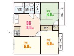 コーポ根石の間取り画像