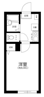 レジデンス江北の間取り画像