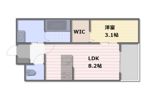 光陽マンション古賀天神の間取り画像
