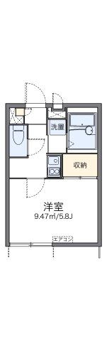 レオパレスサウスフィールド六浦の間取り画像