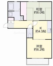 サンガーデン新福Bの間取り画像