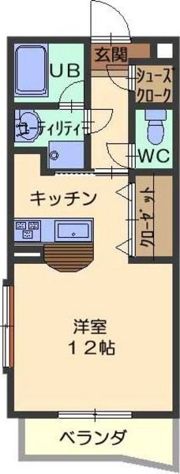 ソレイユの間取り画像
