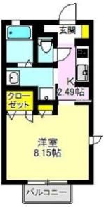 ベルドミールEの間取り画像