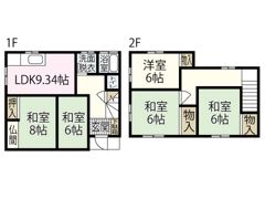相田貸家の間取り画像