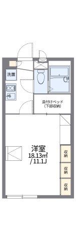 レオパレスイーストハイム銚子の間取り画像