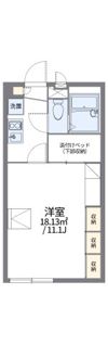 レオパレスイーストハイム銚子の間取り画像