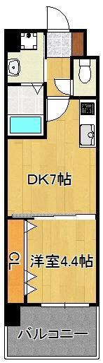 アルティザ小倉の間取り画像