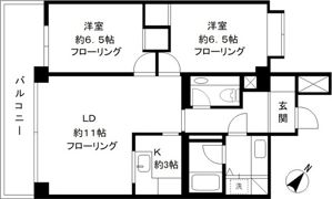 コリーヌ代官山の間取り画像
