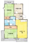 レジデンス吉川 2号棟の間取り画像