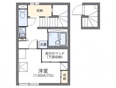 レオパレスドリームの間取り画像