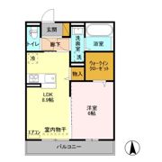 ゼピュロスみどりの C棟の間取り画像