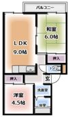 K･OJフラッツの間取り画像
