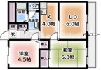 第二メゾン扇の間取り画像